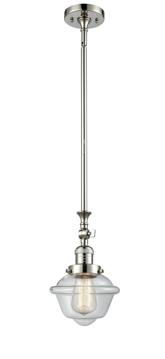 Innovations Franklin Restoration 206-PN-G532 Pendant Light - Polished Nickel