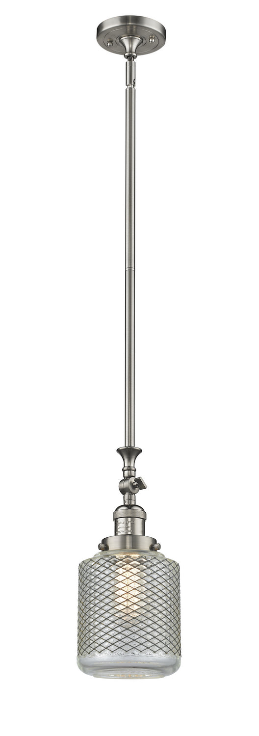 Innovations Franklin Restoration 206-SN-G262 Pendant Light - Brushed Satin Nickel