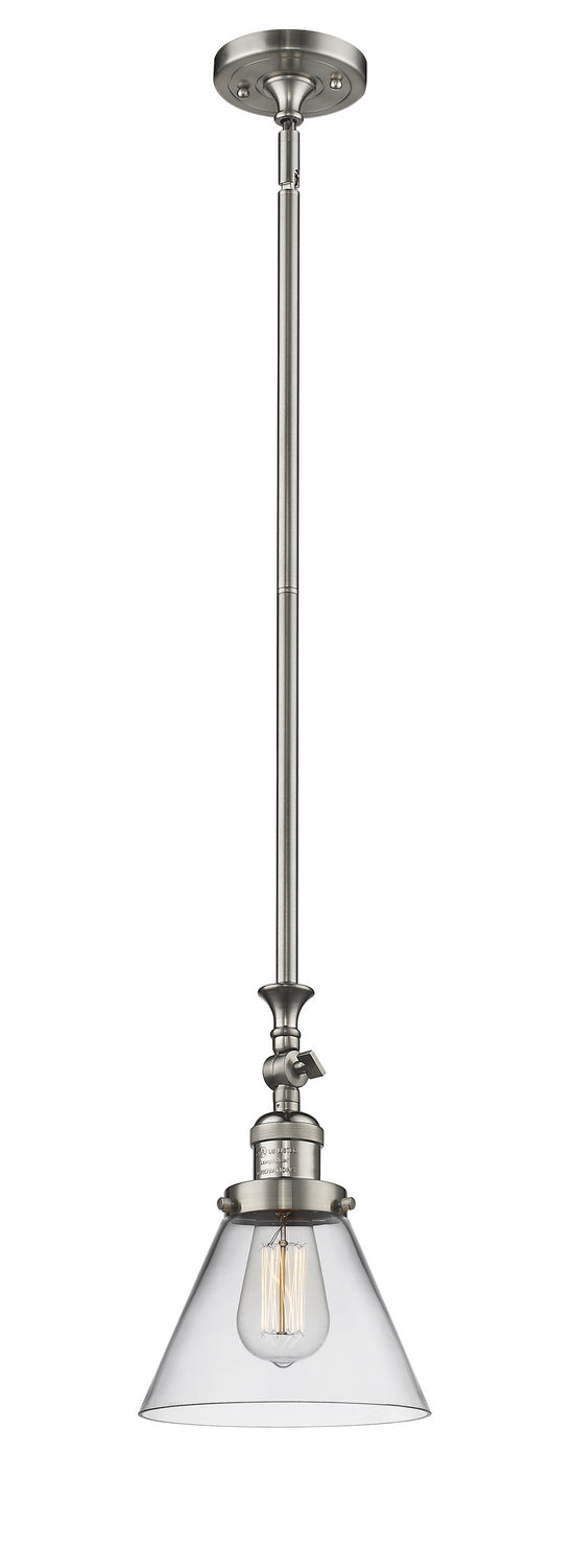 Innovations Franklin Restoration 206-SN-G42-LED Pendant Light - Brushed Satin Nickel