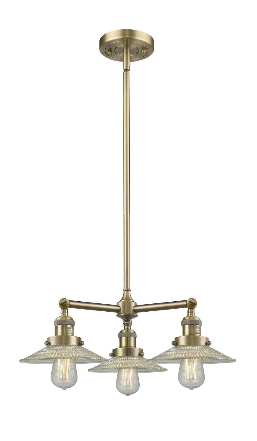 Innovations Franklin Restoration 207-AB-G2 Chandelier Light - Antique Brass