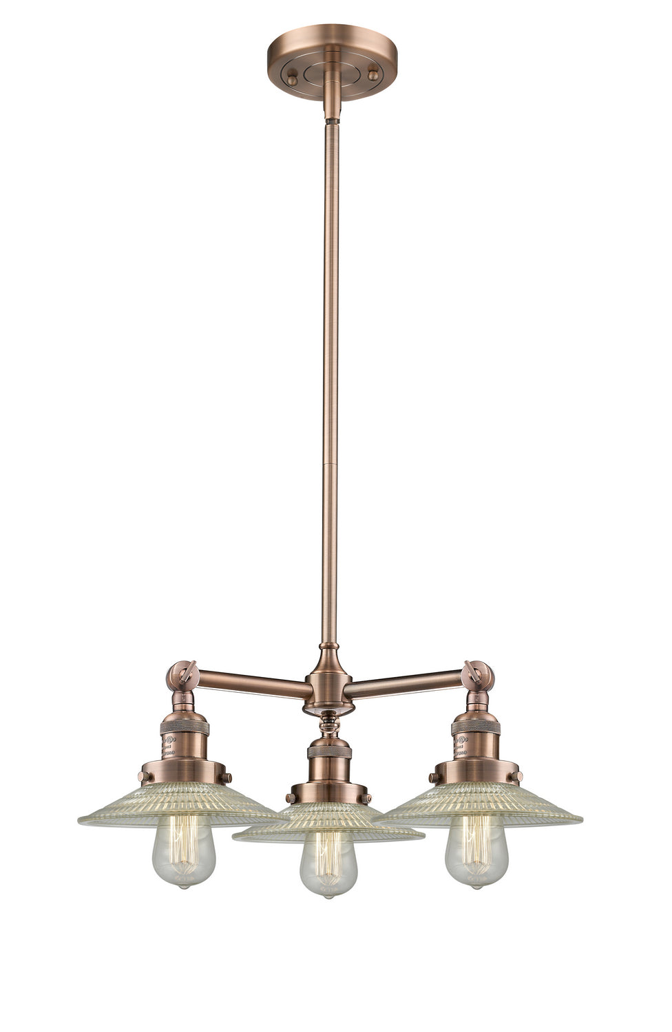 Innovations Franklin Restoration 207-AC-G2 Chandelier Light - Antique Copper