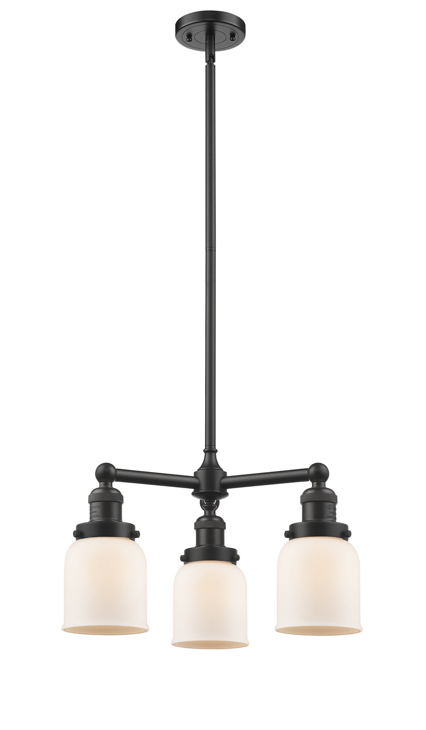 Innovations Franklin Restoration 207-OB-G51-LED Chandelier Light - Oil Rubbed Bronze