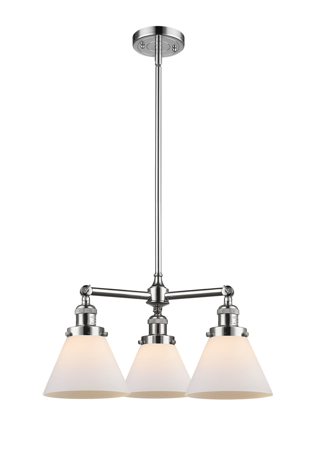 Innovations Franklin Restoration 207-PC-G41 Chandelier Light - Polished Chrome