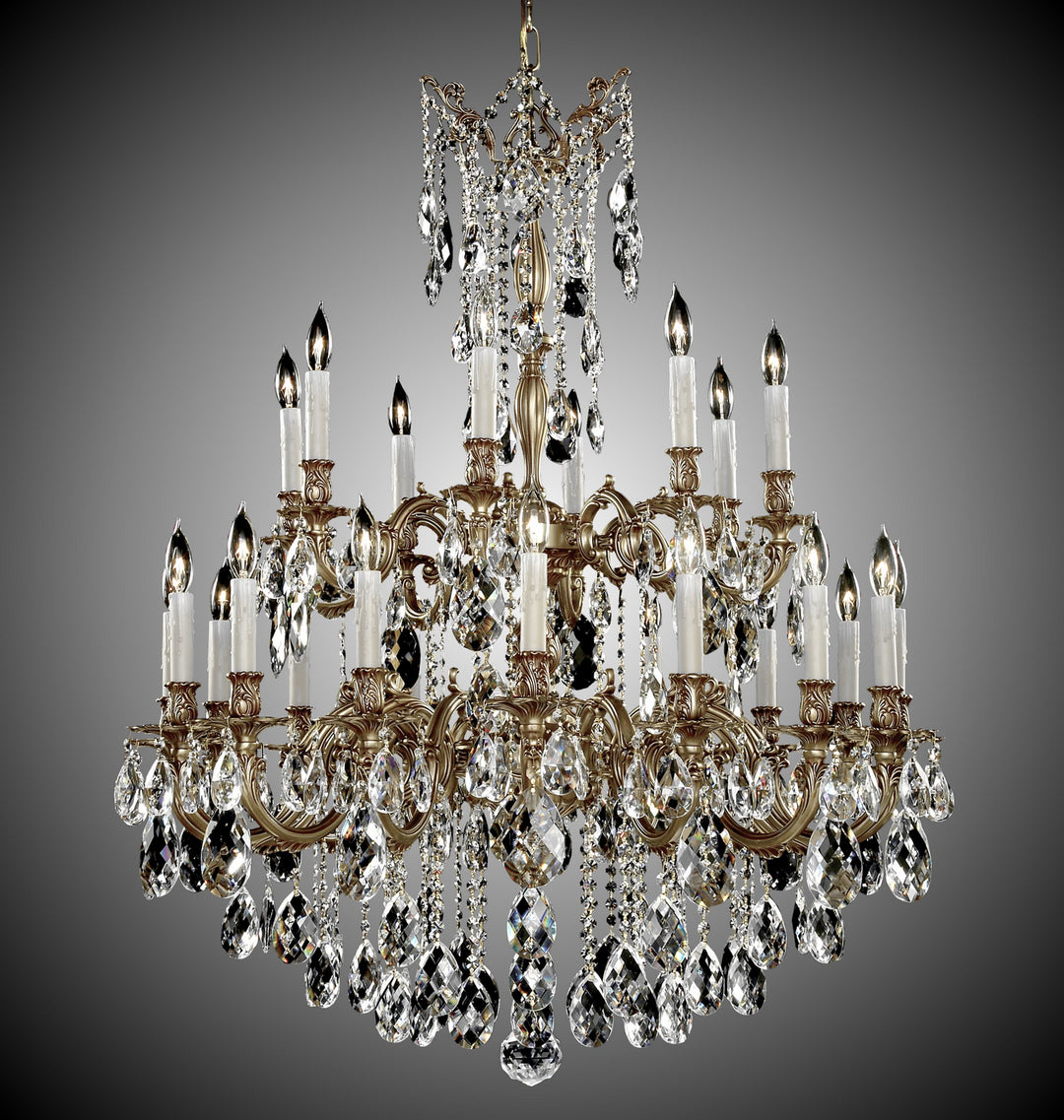 American Brass & Crystal Bellagio CH9825-O-03G-PI Chandelier Light - French Gold Glossy