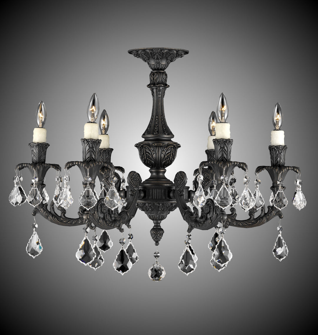 American Brass & Crystal Finisterra FM2016-A-23S-PI Chandelier Light - Empire Bronze