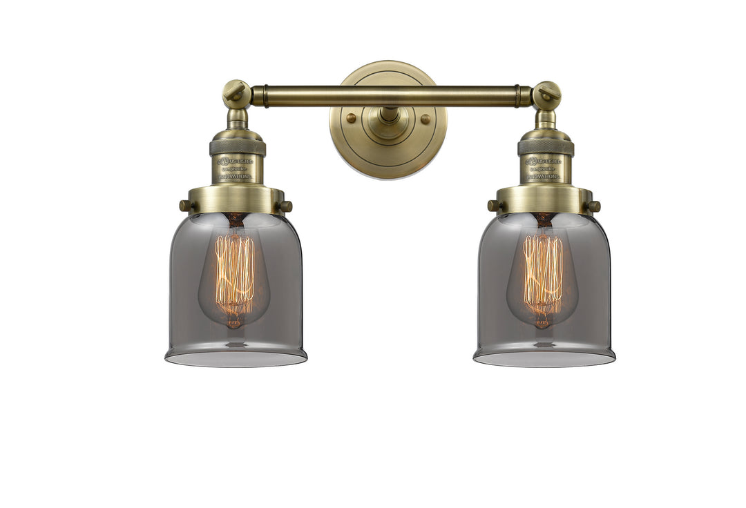 Innovations Franklin Restoration 208-AB-G53-LED Bath Vanity Light 16 in. wide - Antique Brass