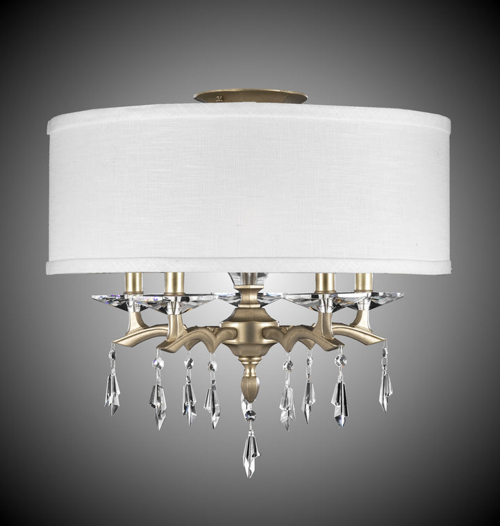 American Brass & Crystal Kaya FM5622-G-36G-ST-HL Ceiling Light - Old Brass