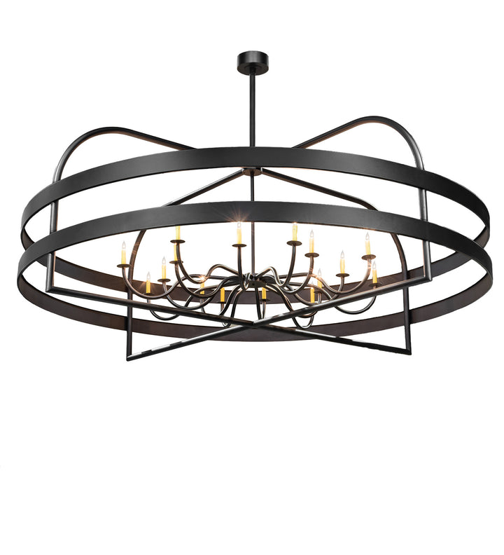 Meyda Tiffany Aldari 189467 Chandelier Light - Mahogany Bronze