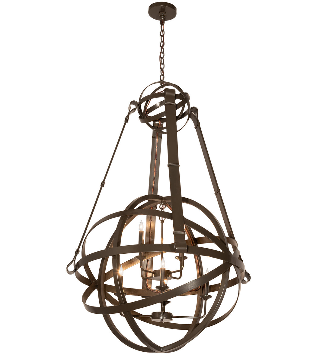 Meyda Tiffany Gimbal 196041 Chandelier Light - Timeless Bronze