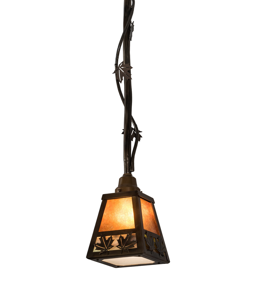 Meyda Tiffany Maple Leaf 197529 Pendant Light - Antique Copper