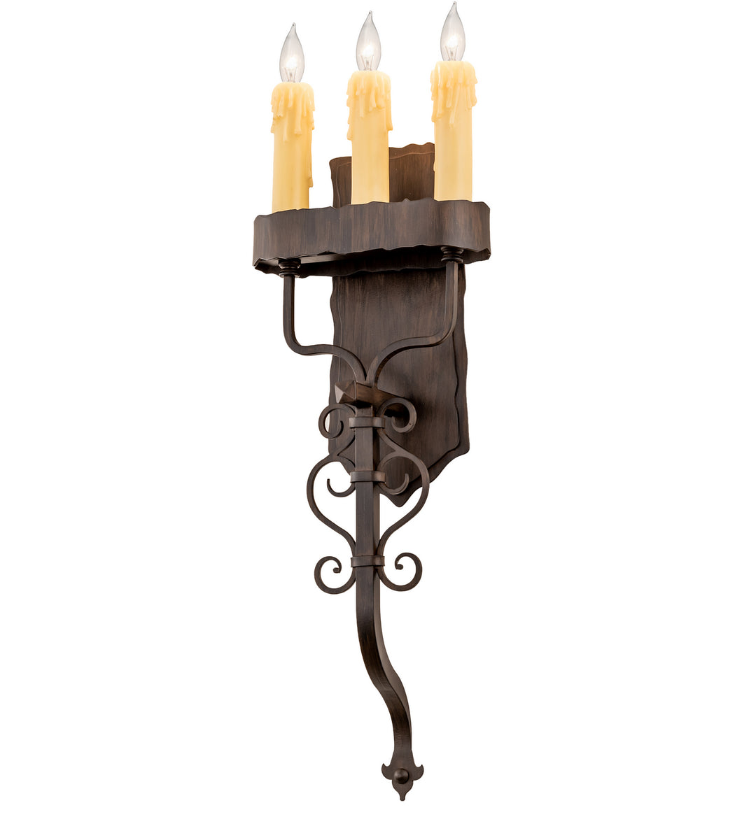 Meyda Tiffany Ahriman 199185 Wall Light - Rust