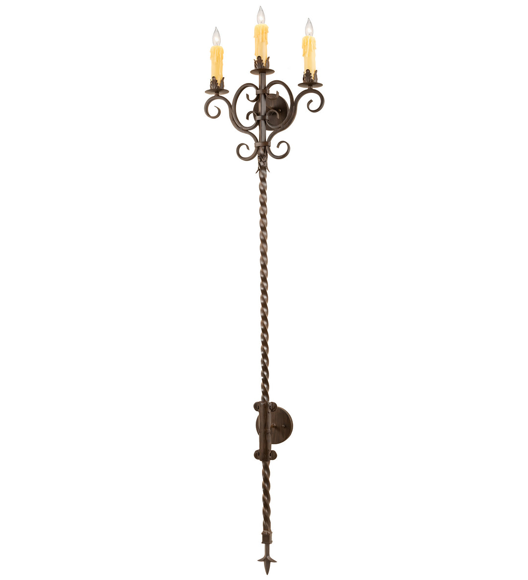 Meyda Tiffany Palmira 199186 Wall Light - Rust