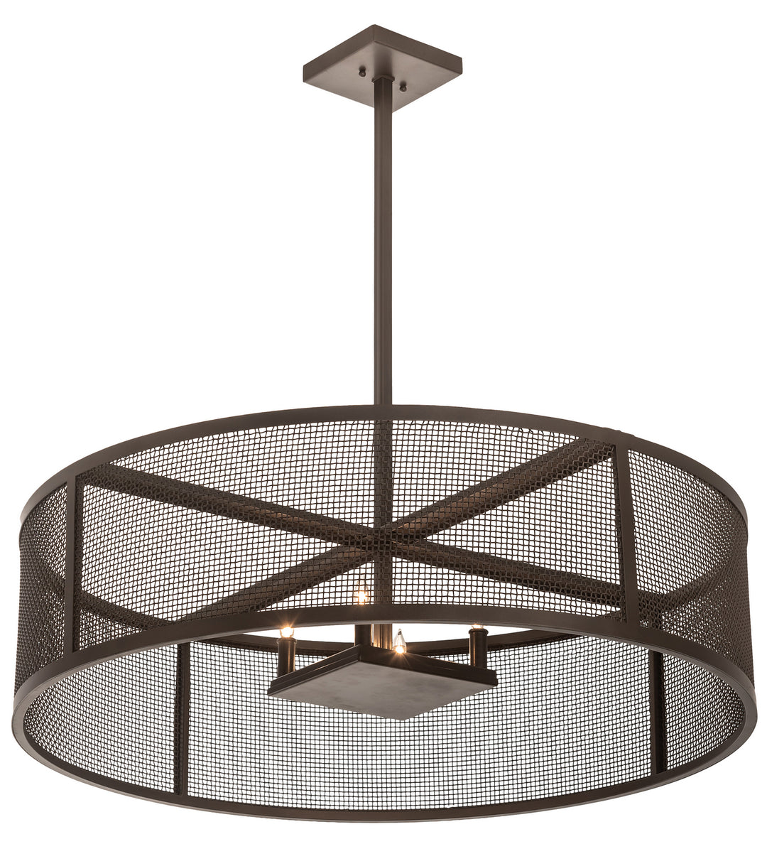 Meyda Tiffany Cilindro 199482 Chandelier Light - Bronze
