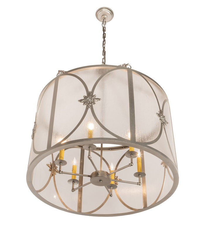 Meyda Tiffany Penelope 200430 Chandelier Light - Nickel