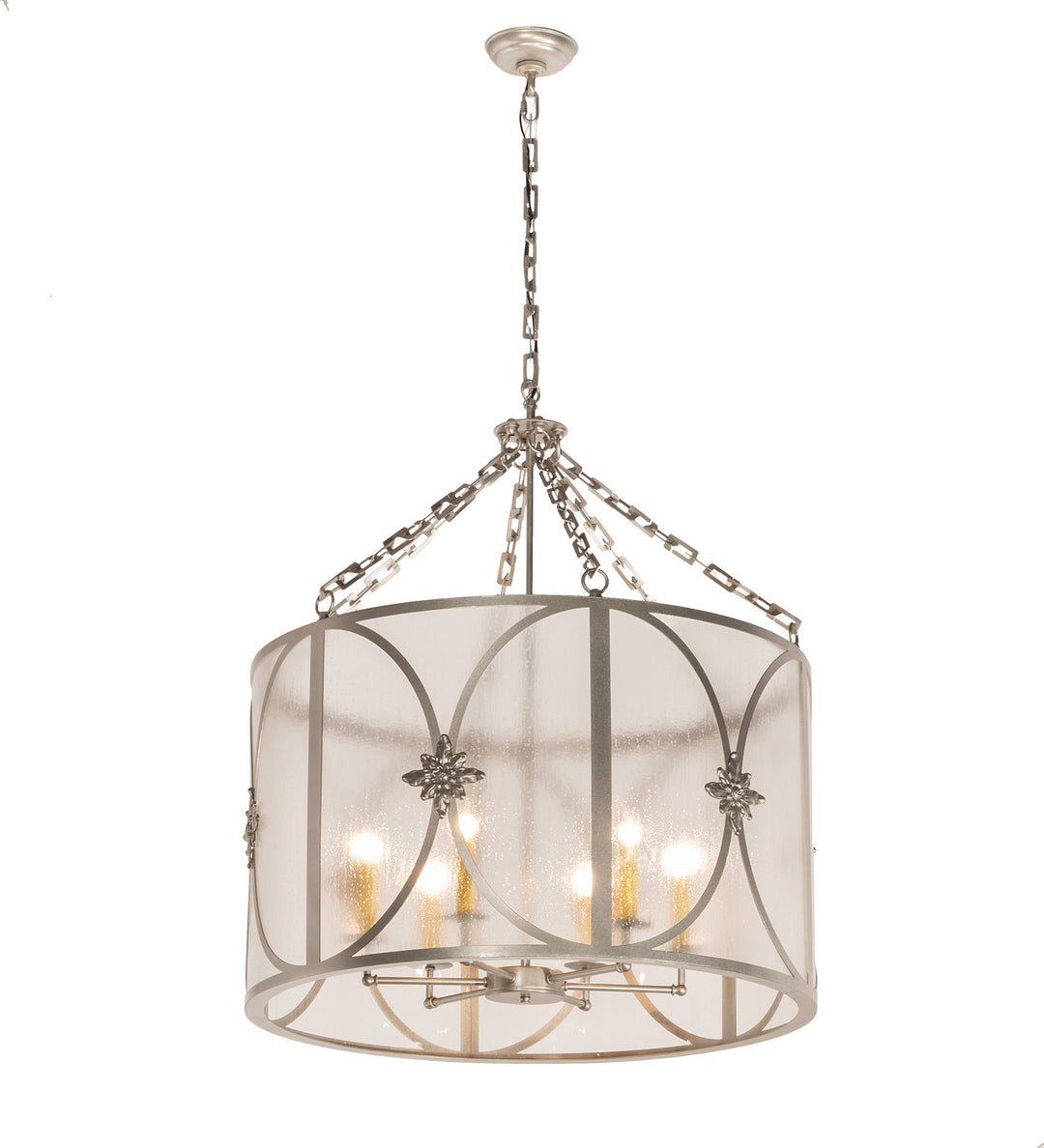 Meyda Tiffany Penelope 200430 Chandelier Light - Nickel