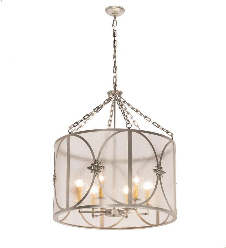 Meyda Tiffany Penelope 200430 Chandelier Light - Nickel
