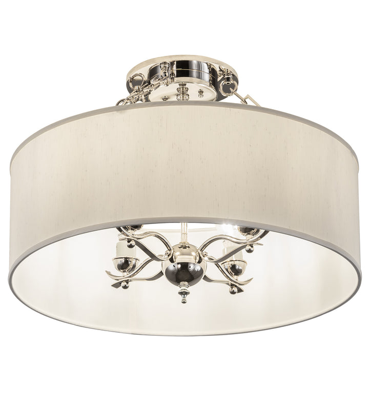 Meyda Tiffany Cilindro 200594 Ceiling Light - Polished Nickel