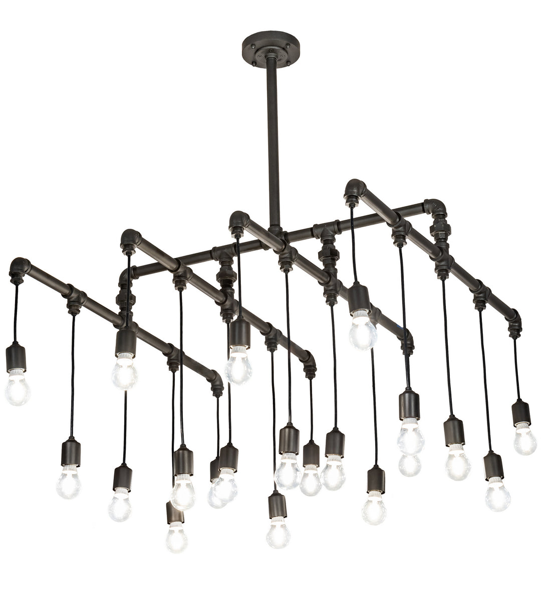 Meyda Tiffany Pipedream 201071 Chandelier Light - Steel
