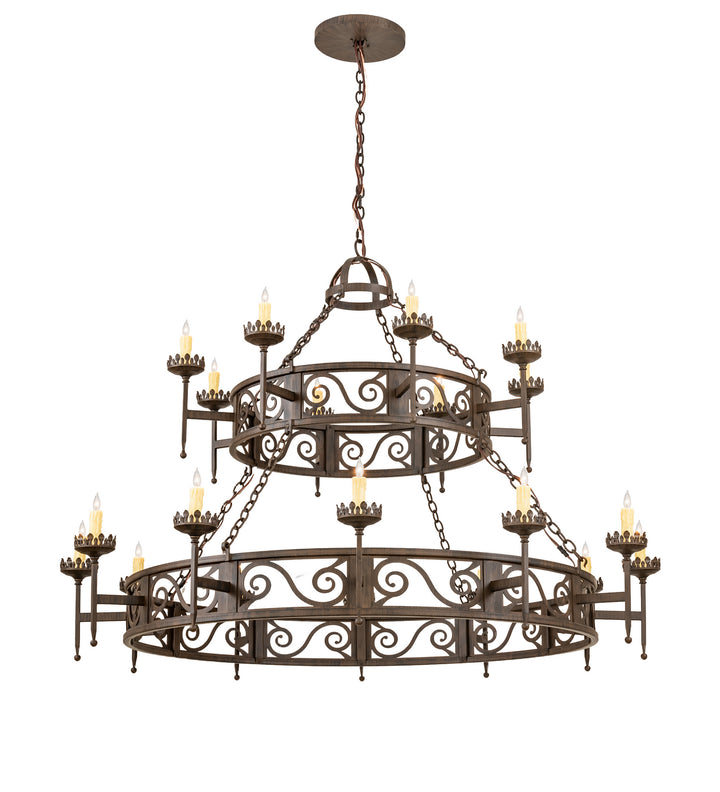 Meyda Tiffany Majella 201849 Chandelier Light - Rust