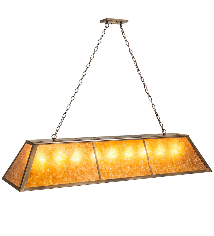 Meyda Tiffany Tri-Panel 202836 Pendant Light - Antique Copper