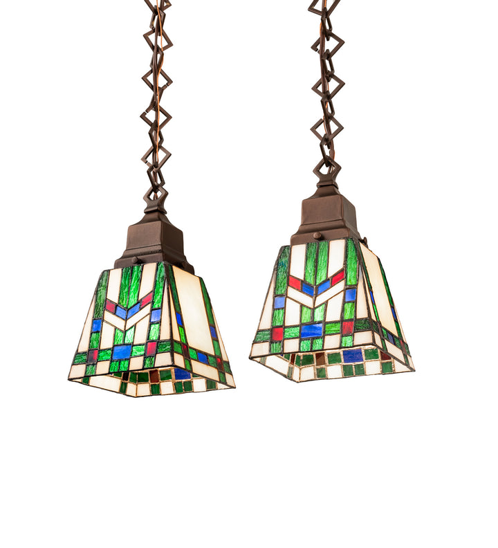 Meyda Tiffany Prairie Wheat 203310 Pendant Light - Mahogany Bronze