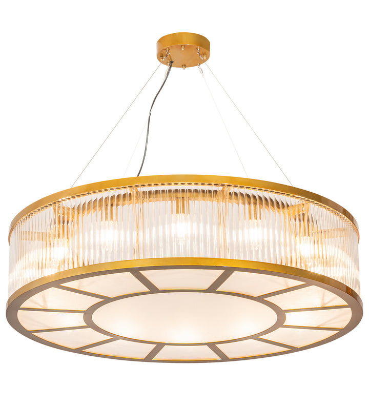 Meyda Tiffany Marquee 204402 Pendant Light - Custom, Brass Tint