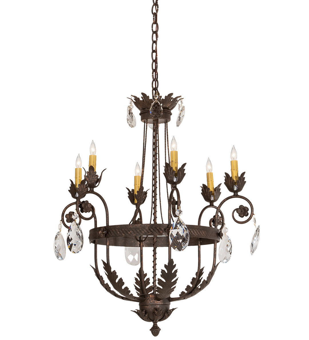 Meyda Tiffany Antonia 204681 Chandelier Light - Antique