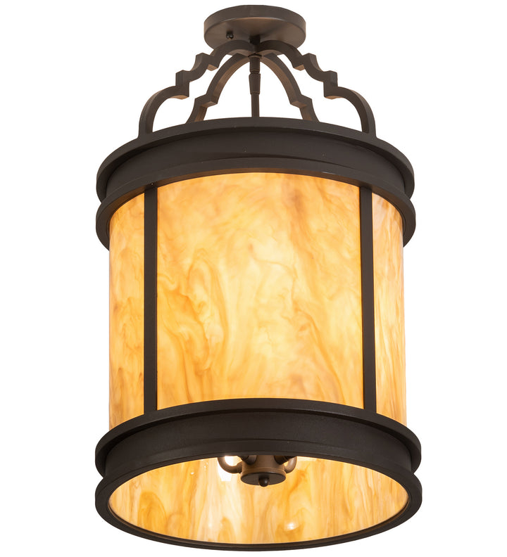 Meyda Tiffany Wyant 205081 Ceiling Light - Wrought Iron