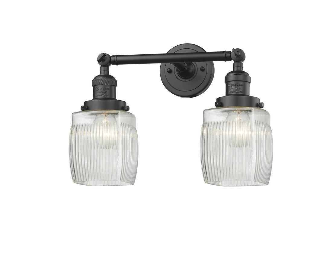 Innovations Franklin Restoration 208-OB-G302 Bath Vanity Light 16 in. wide - Oil Rubbed Bronze