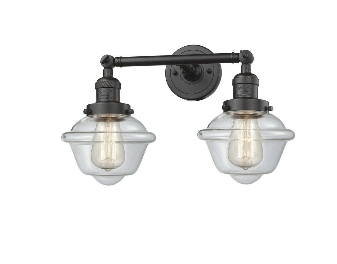 Innovations Franklin Restoration 208-OB-G532 Bath Vanity Light 17 in. wide - Oil Rubbed Bronze