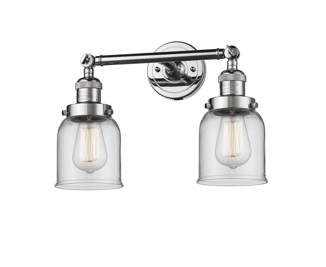 Innovations Franklin Restoration 208-PC-G52-LED Bath Vanity Light 16 in. wide - Polished Chrome