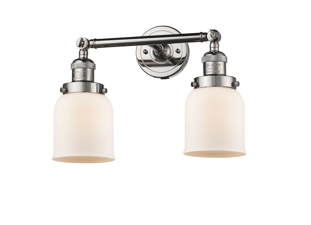 Innovations Franklin Restoration 208-PN-G51-LED Bath Vanity Light 16 in. wide - Polished Nickel