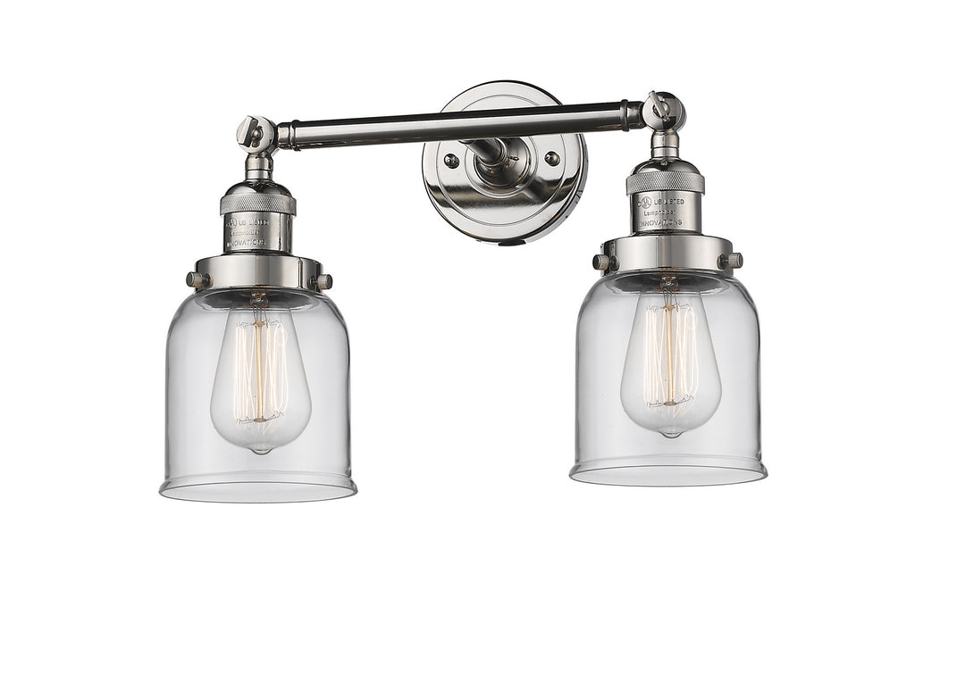 Innovations Franklin Restoration 208-PN-G52-LED Bath Vanity Light 16 in. wide - Polished Nickel