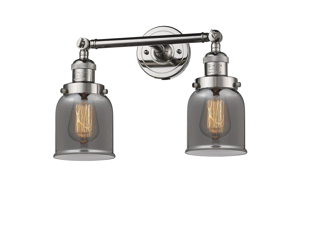 Innovations Franklin Restoration 208-PN-G53-LED Bath Vanity Light 16 in. wide - Polished Nickel