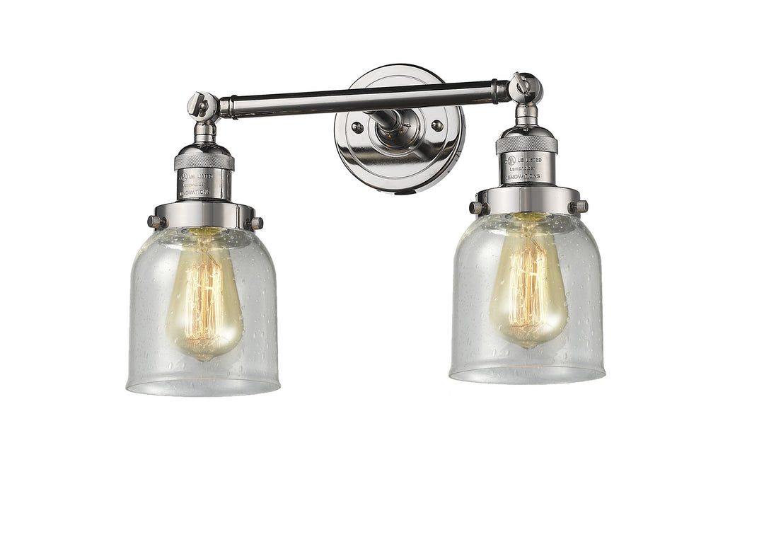 Innovations Franklin Restoration 208-PN-G54-LED Bath Vanity Light 16 in. wide - Polished Nickel
