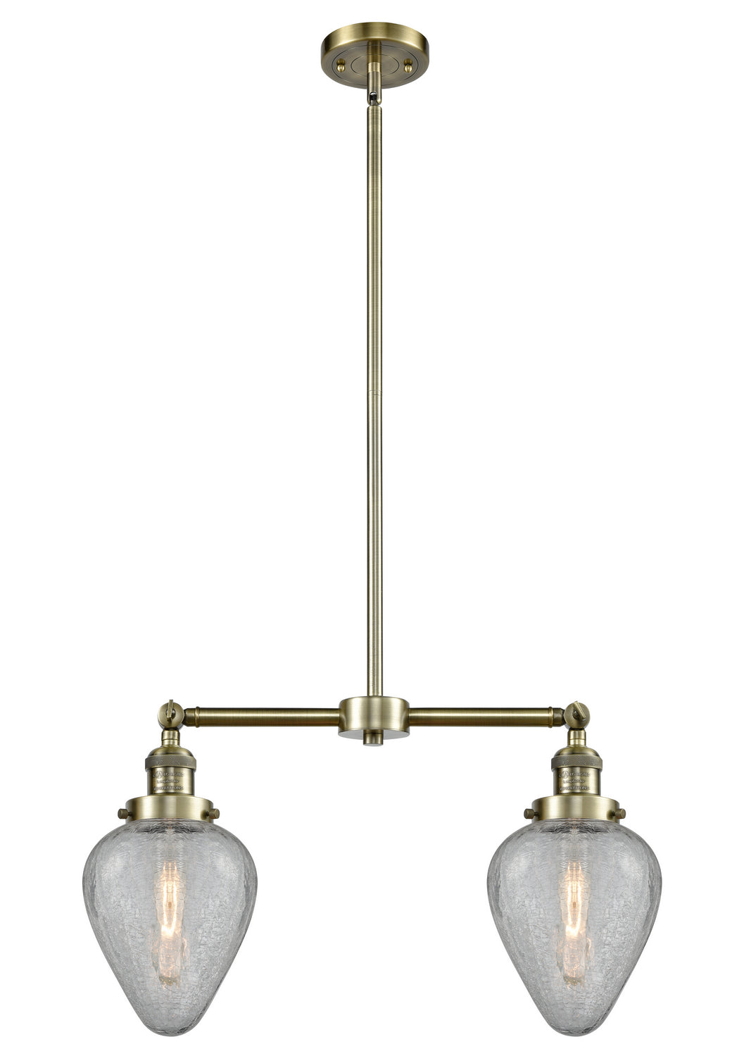 Innovations Franklin Restoration 209-AB-G165 Pendant Light - Antique Brass