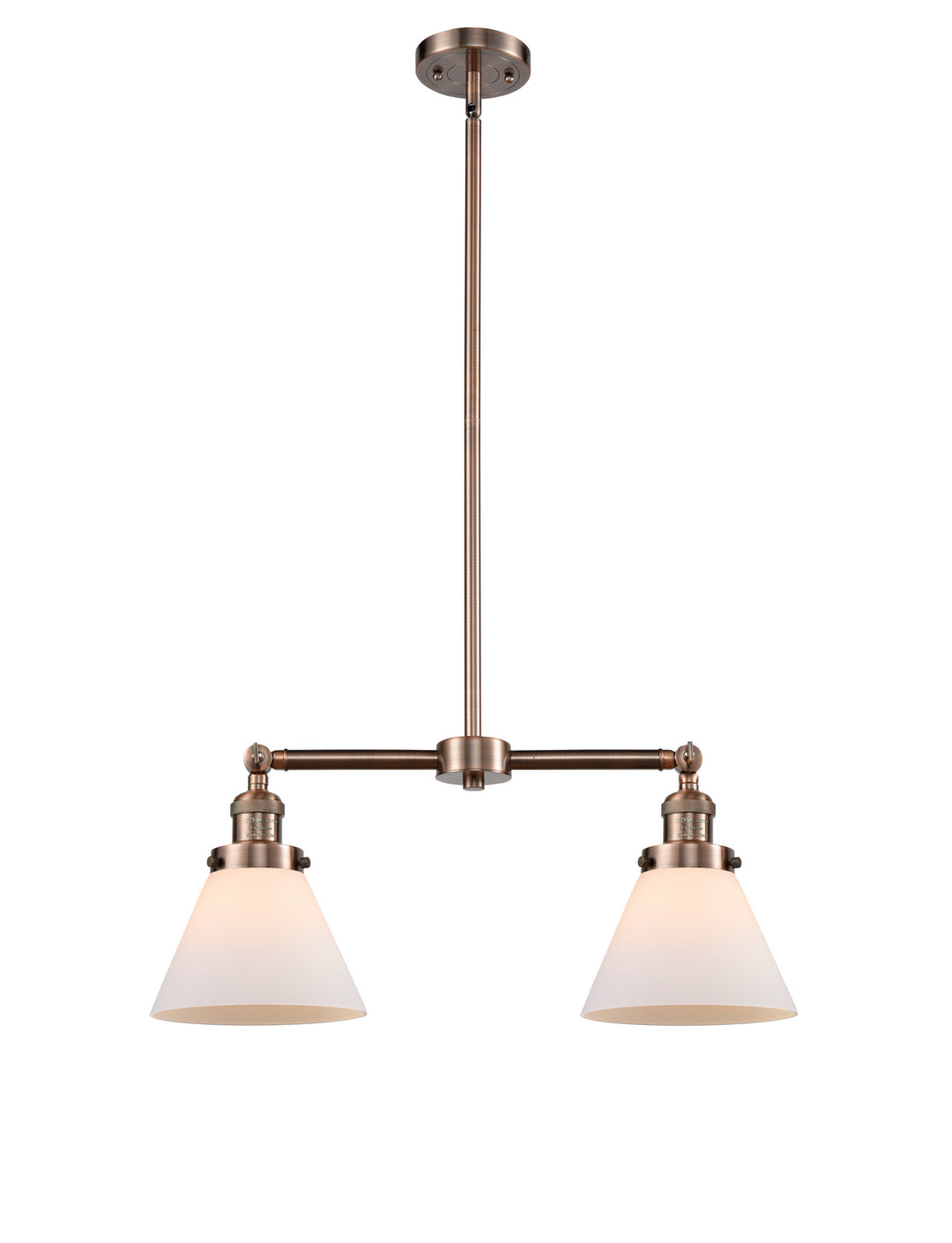 Innovations Franklin Restoration 209-AC-G41-LED Chandelier Light - Antique Copper