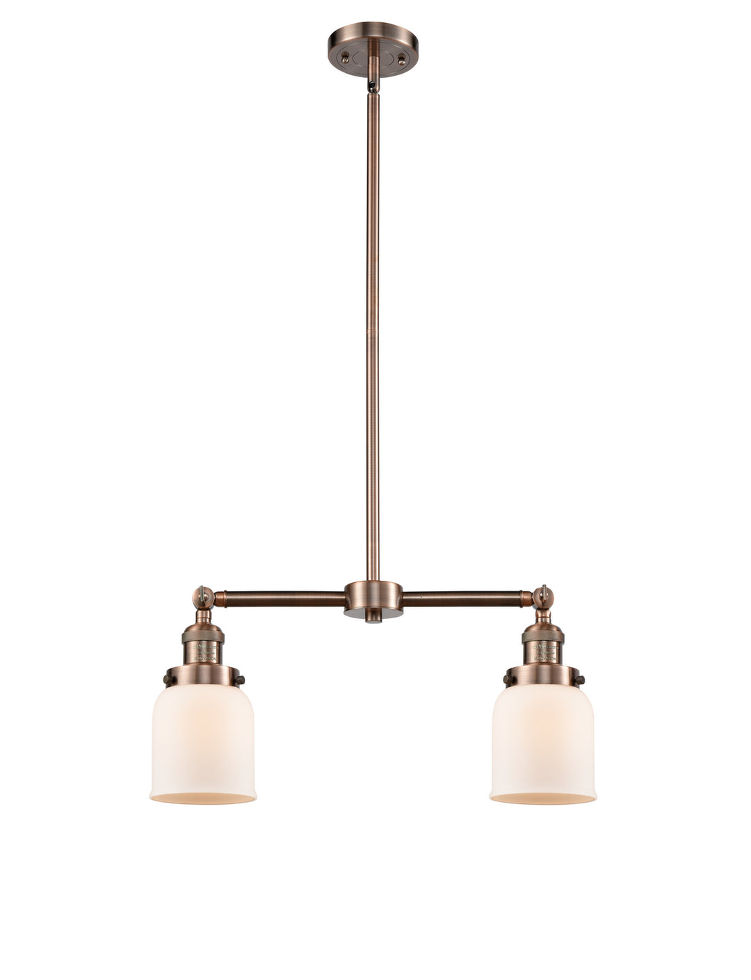 Innovations Franklin Restoration 209-AC-G51 Chandelier Light - Antique Copper