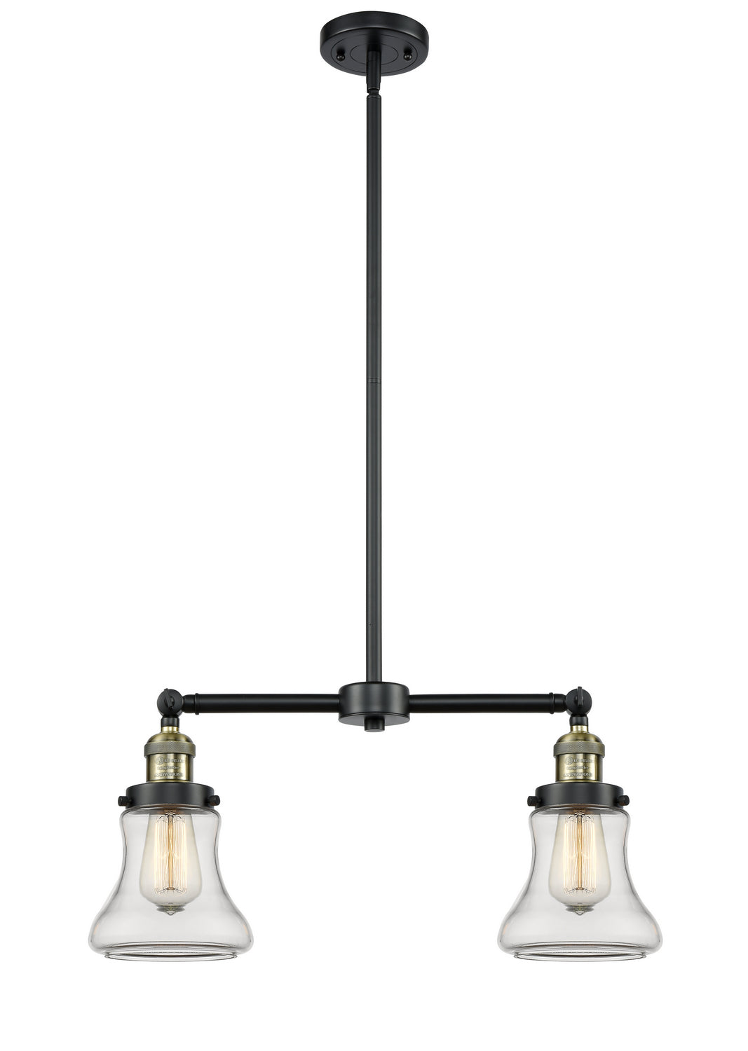 Innovations Franklin Restoration 209-BAB-G192 Chandelier Light - Black Antique Brass