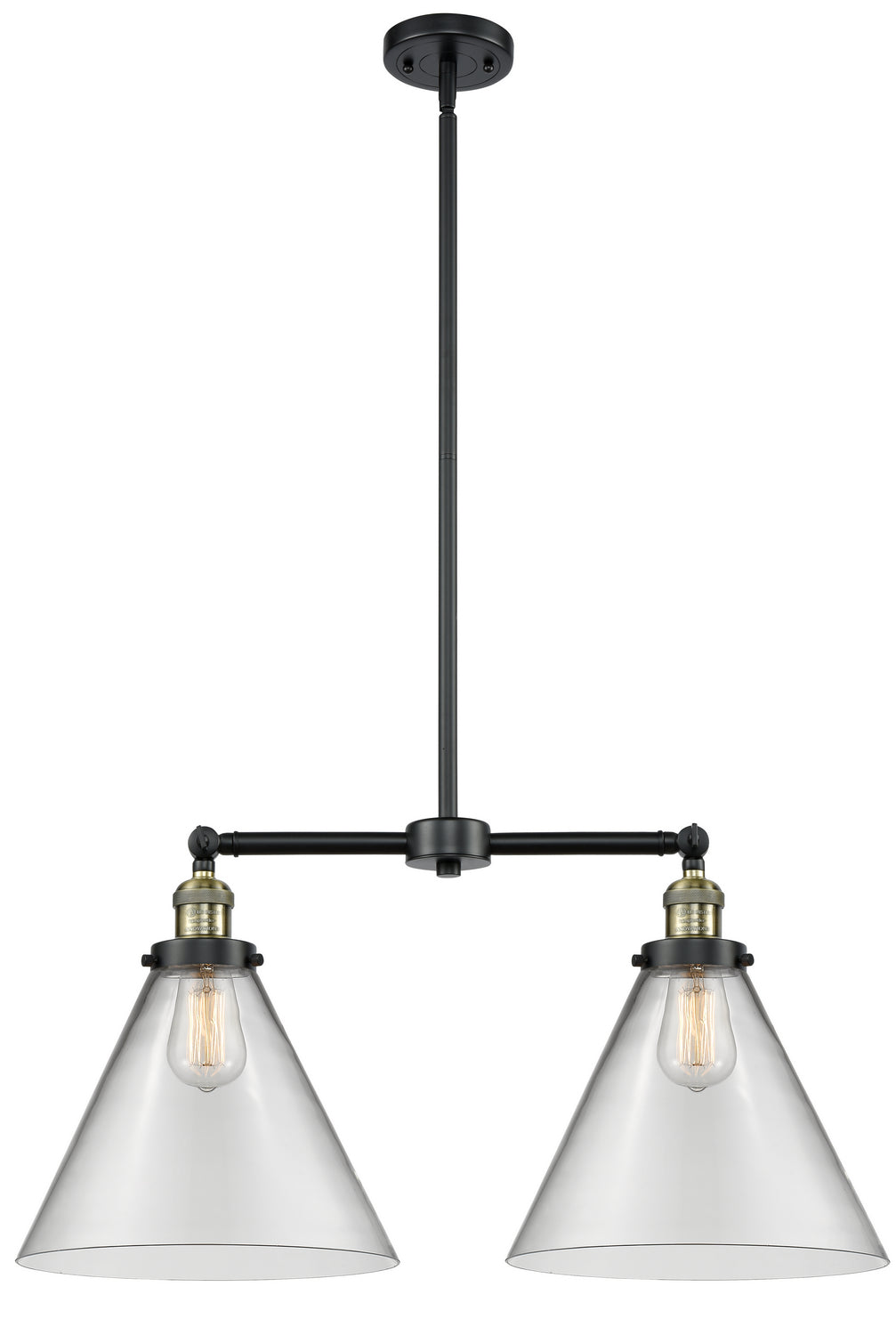 Innovations Franklin Restoration 209-BAB-G42-L-LED Chandelier Light - Black Antique Brass