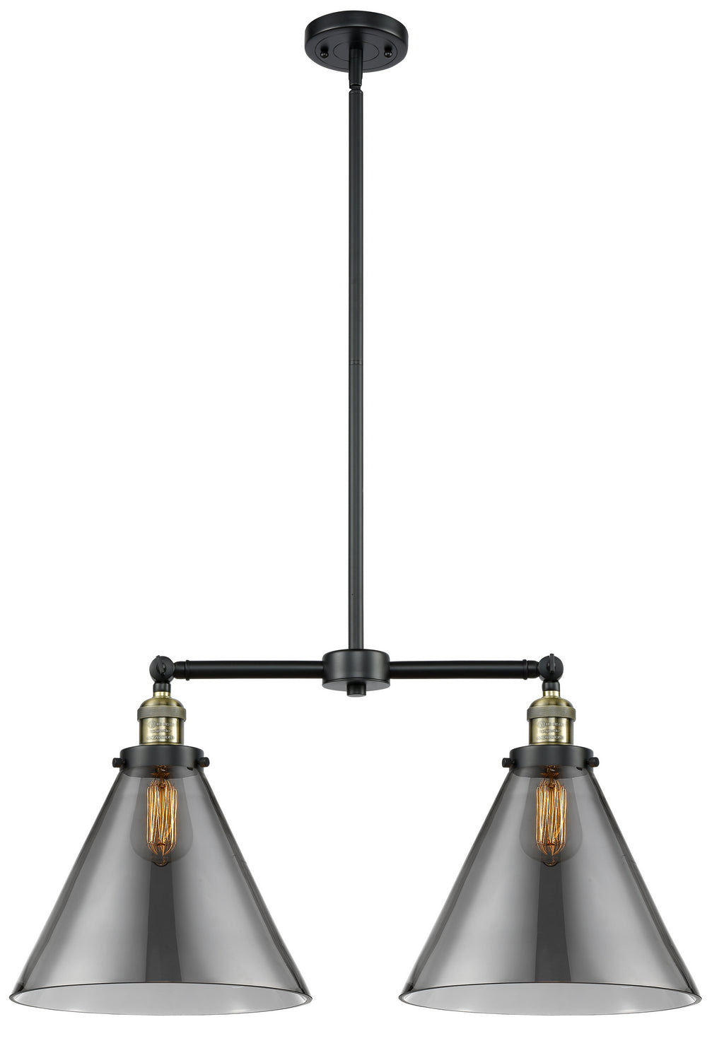 Innovations Franklin Restoration 209-BAB-G43-L Chandelier Light - Black Antique Brass