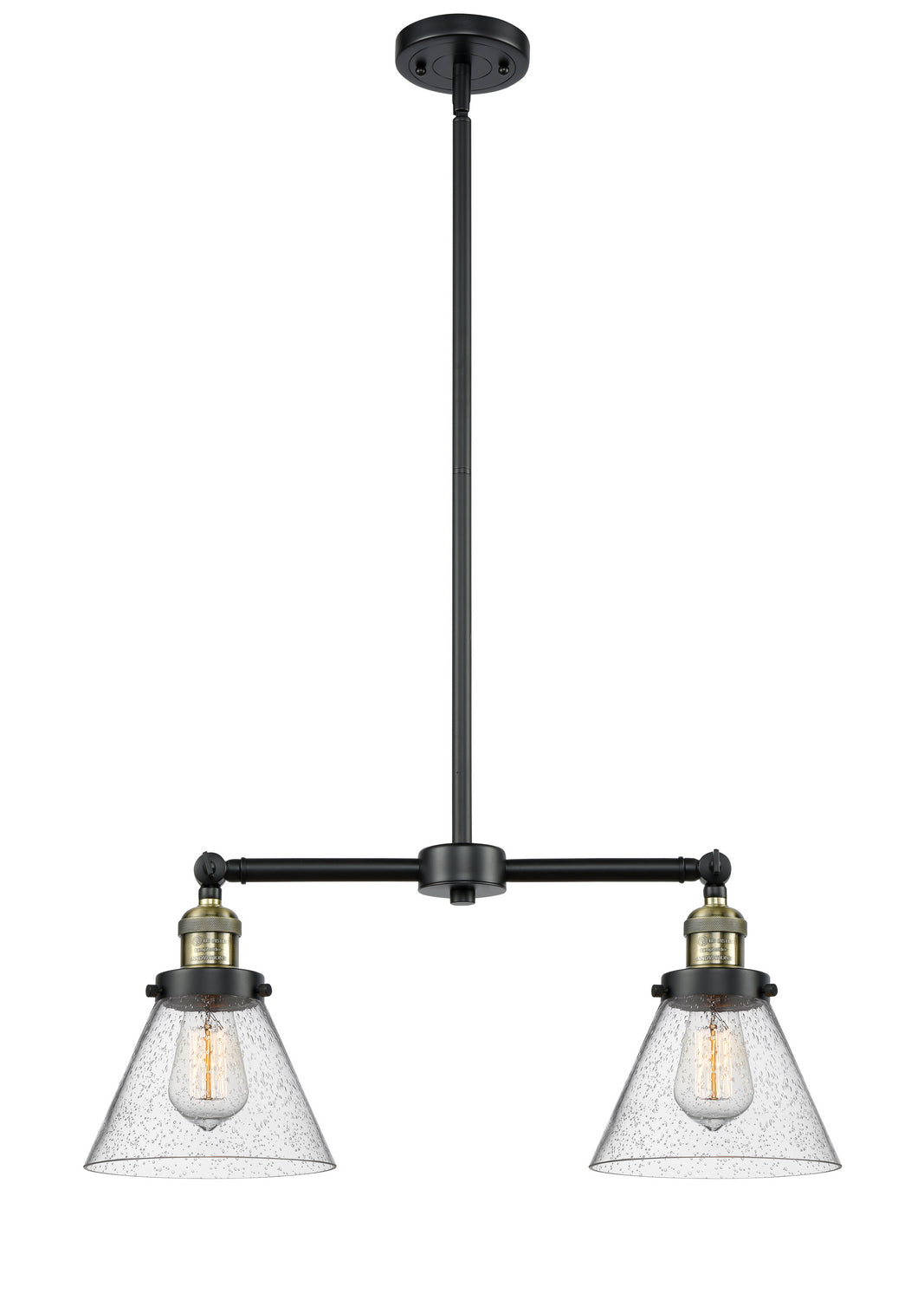 Innovations Franklin Restoration 209-BAB-G44 Chandelier Light - Black Antique Brass