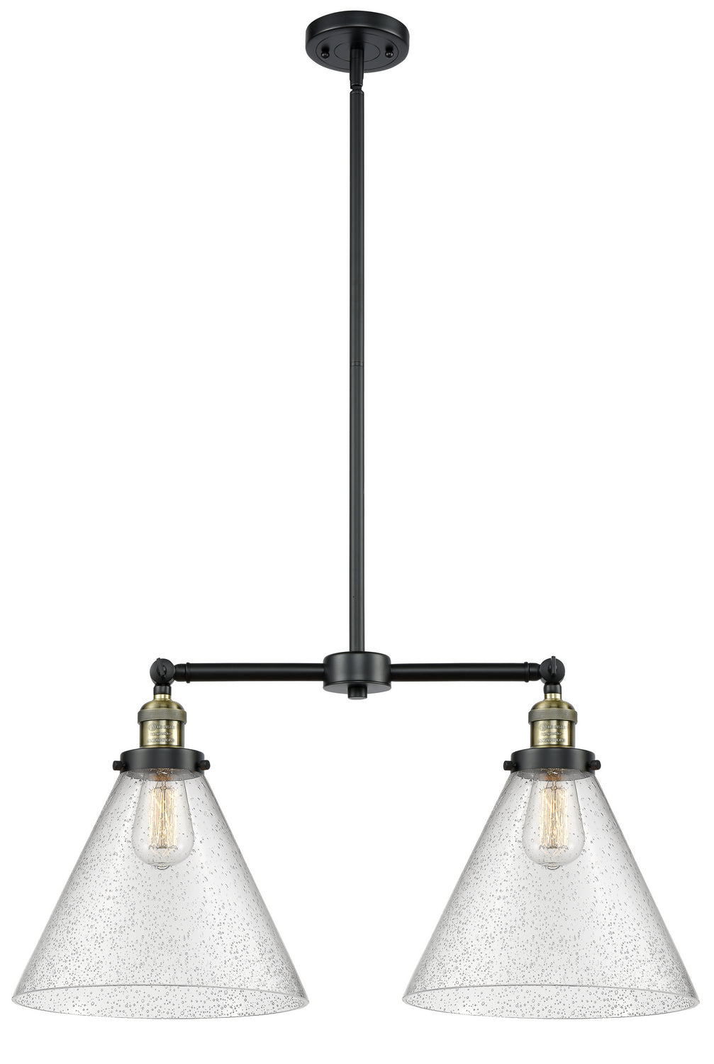 Innovations Franklin Restoration 209-BAB-G44-L Chandelier Light - Black Antique Brass