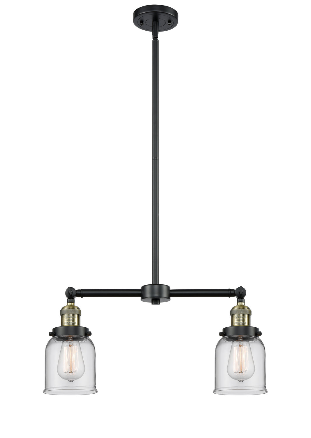 Innovations Franklin Restoration 209-BAB-G52 Chandelier Light - Black Antique Brass