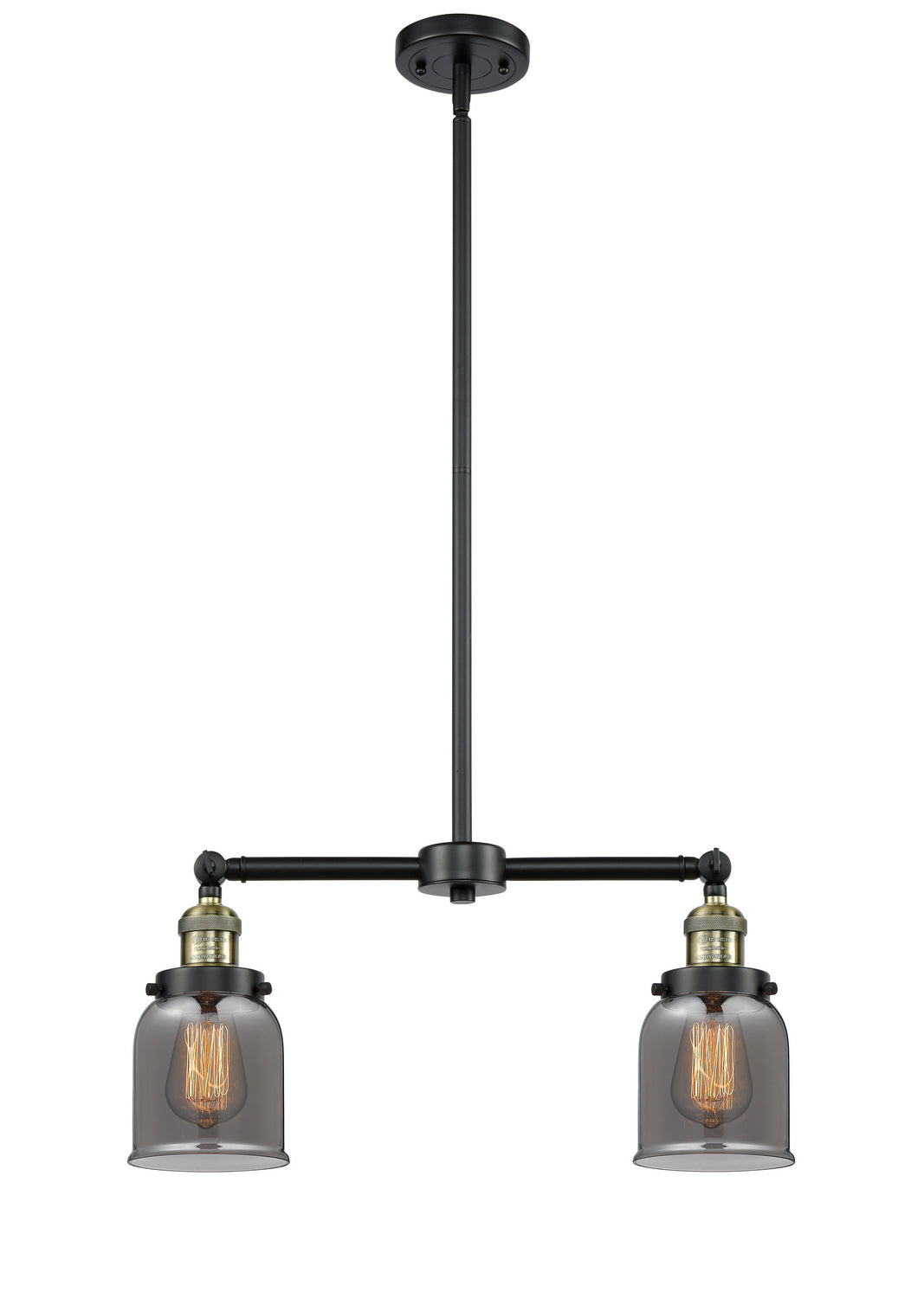 Innovations Franklin Restoration 209-BAB-G53 Chandelier Light - Black Antique Brass
