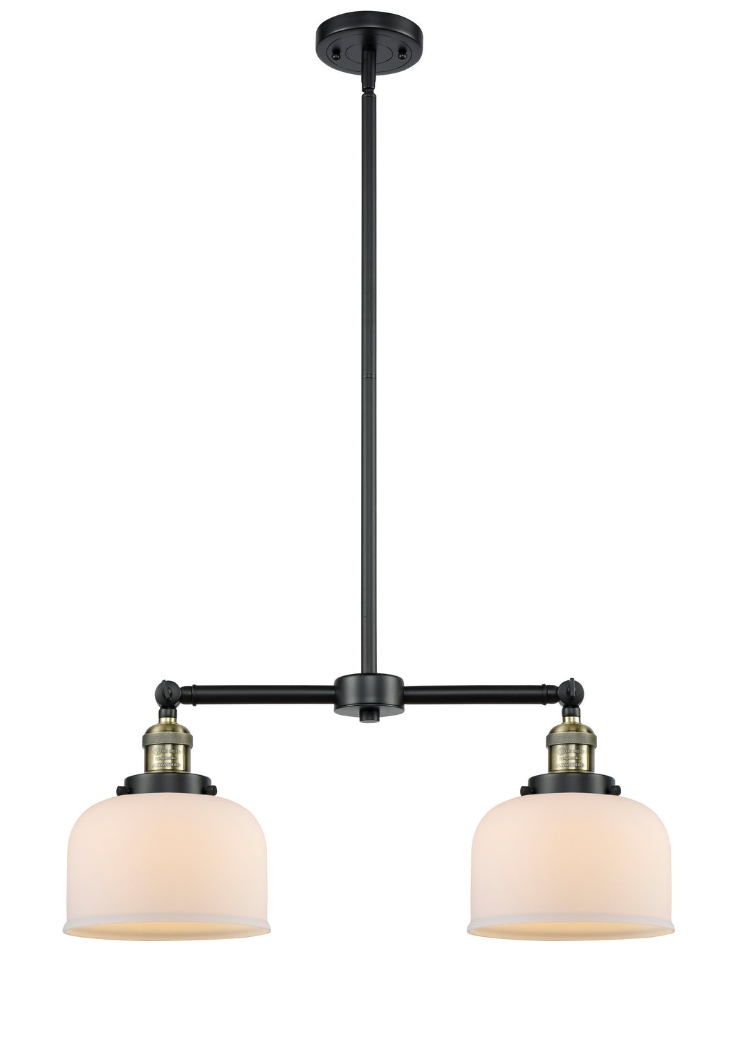 Innovations Franklin Restoration 209-BAB-G71 Chandelier Light - Black Antique Brass