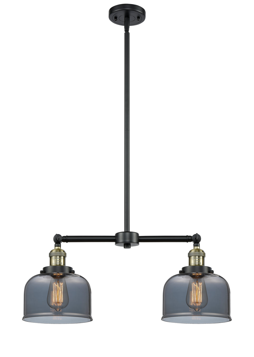 Innovations Franklin Restoration 209-BAB-G73-LED Chandelier Light - Black Antique Brass