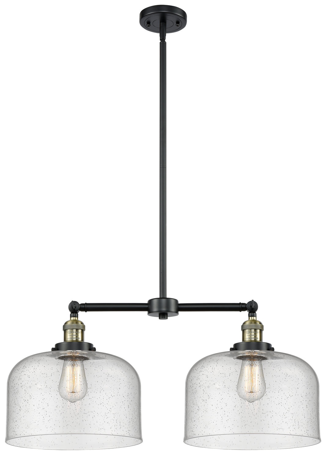 Innovations Franklin Restoration 209-BAB-G74-L Chandelier Light - Black Antique Brass