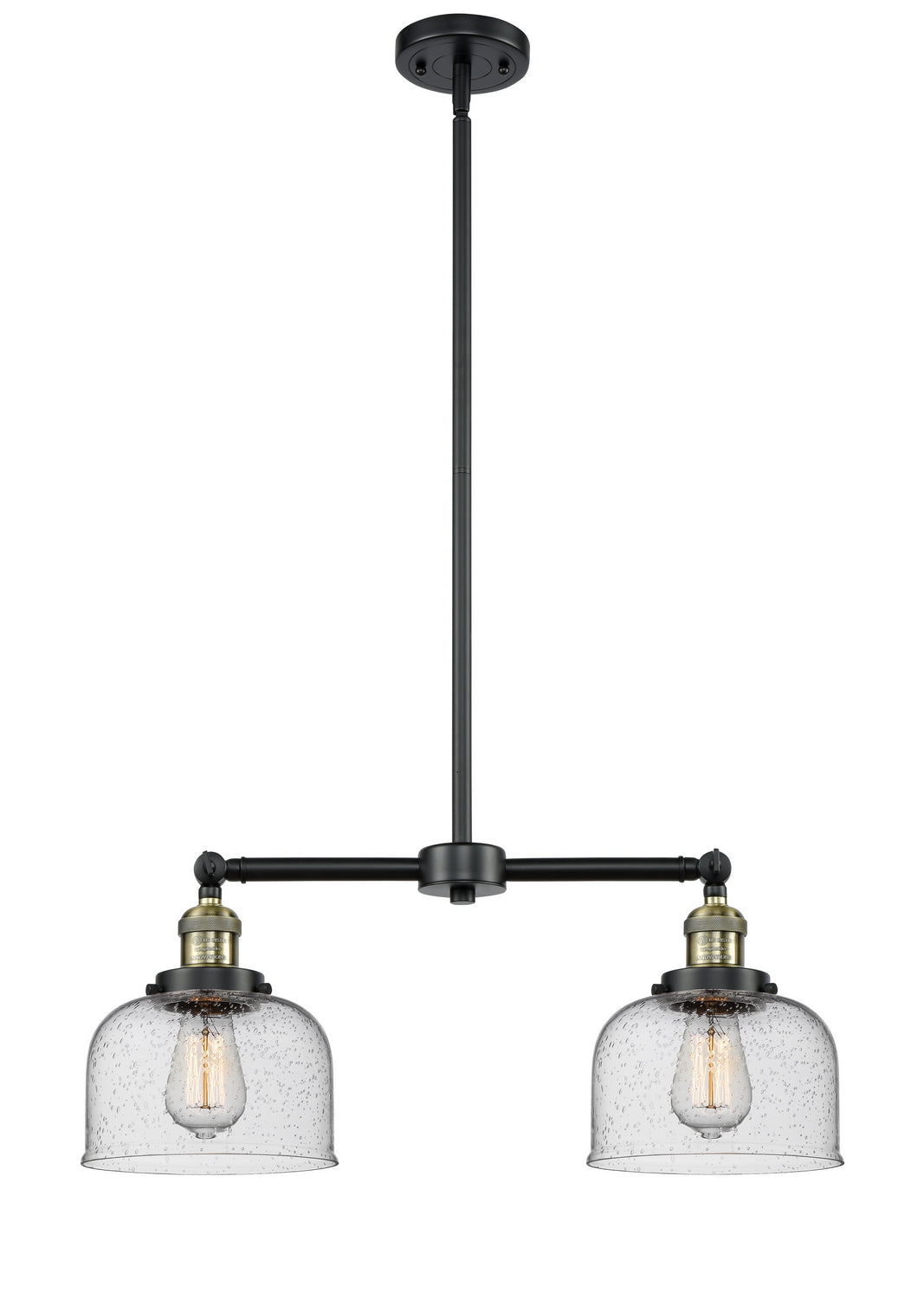 Innovations Franklin Restoration 209-BAB-G74-LED Chandelier Light - Black Antique Brass