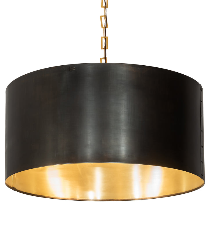 Meyda Tiffany Cilindro 210476 Chandelier Light - Craftsman Brown,Satin Brass,Oil Rubbed Bronze